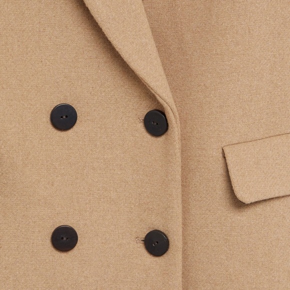 Mango Double-Breasted Wool Coat - Picture 7 of 14